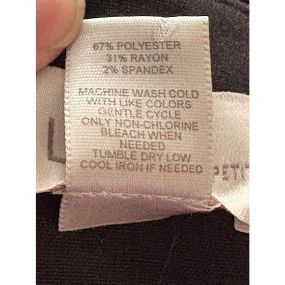 Sag Harbor Woman Gray Blazer, Wool Blend, Red, Yellow Blue Accents, Woman's 18W - Picture 4 of 5